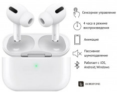 Беспроводные наушники Borofone BW27, сенсорное управление, микрофон, гарнитура для iPhone, Android