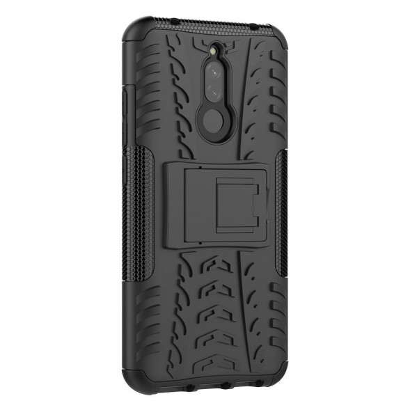 Чехол с подставкой для Xiaomi Redmi 8, Redmi 8A (черный)
