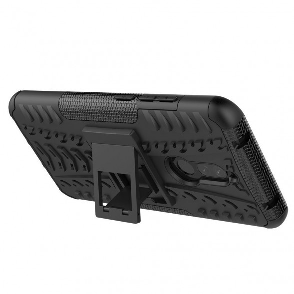 Чехол с подставкой для Xiaomi Redmi 8, Redmi 8A (черный)