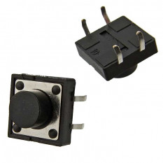 Кнопка тактовая KAN1211-0751B б/отв 12x12x7 mm
