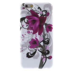 TPU Чехол накладка с рисунком для iPhone 6, 6S (Лотос)