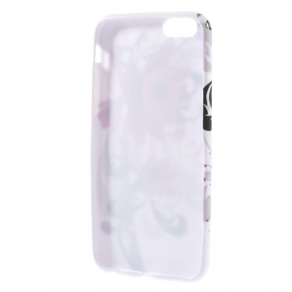 TPU Чехол накладка с рисунком для iPhone 6, 6S (Лотос)