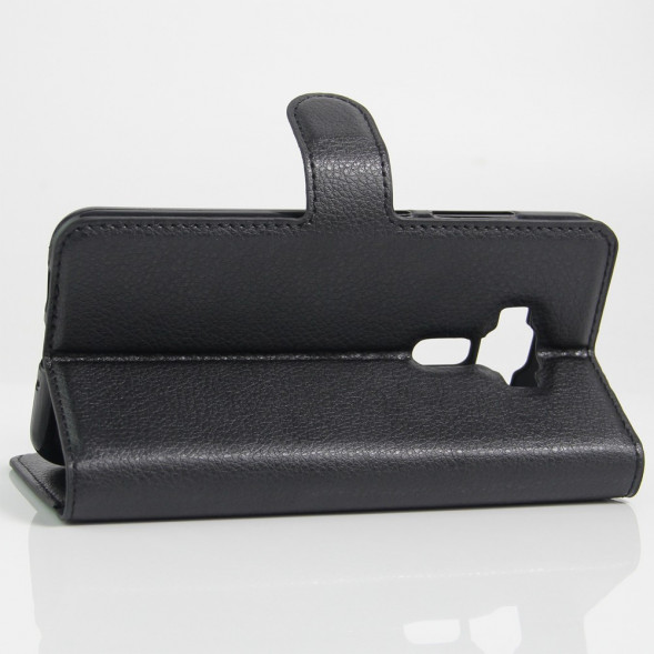 Чехол книжка с визитницей для Asus Zenfone 3 ZE552KL (Черный)