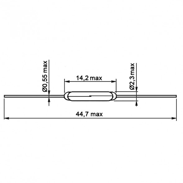 1402 15-20AT Геркон замыкающий