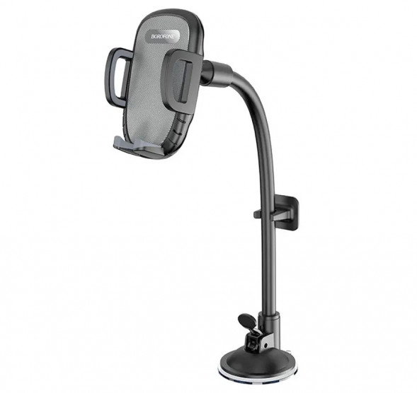 Держатель автомобольный Borofone BH54 с присоской на стекло (черный)