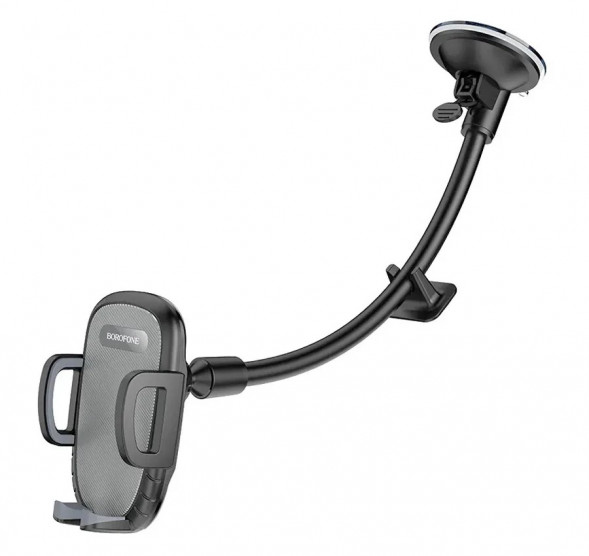 Держатель автомобольный Borofone BH54 с присоской на стекло (черный)