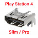 Разъем HDMI для Playstation 4 slim, PS4 slim и PRO, видео порт на плату