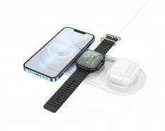 Беспроводное зарядное устройство Borofone BQ19 для смартфона, Apple Watch, Airpods (15 Вт)