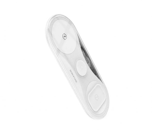 Беспроводное зарядное устройство Borofone BQ19 для смартфона, Apple Watch, Airpods (15 Вт)