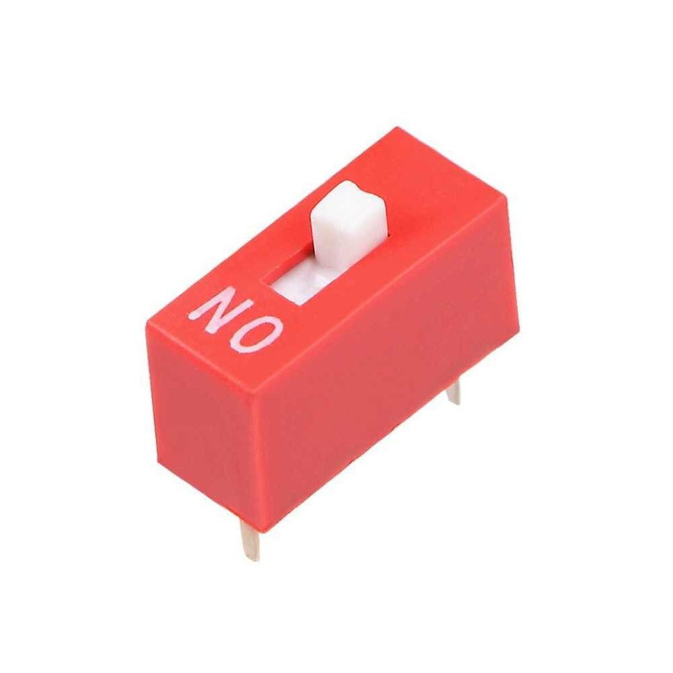1 pin DIP переключатель красный шаг 2.54мм