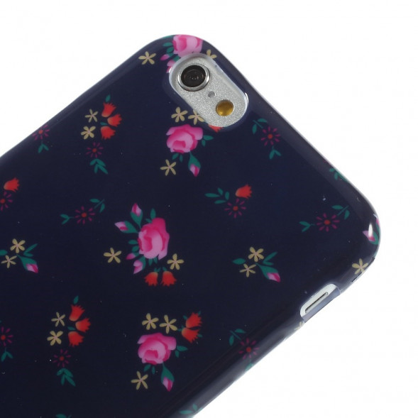 TPU Чехол накладка с рисунком для iPhone 6, 6S (Маленькие розы)