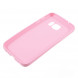 TPU Мягкий чехол накладка для Samsung Galaxy S7 (SM-G930) (Розовый)