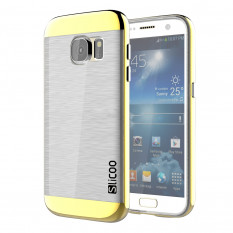 Чехол накладка Slicoo для Samsung Galaxy S7 (SM-G930) (Золотистый)