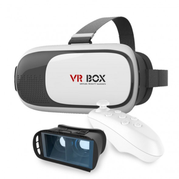 Очки виртуальной реальности с пультом Bluetooth VR BOX (для смартфонов от 4,7 до 6)