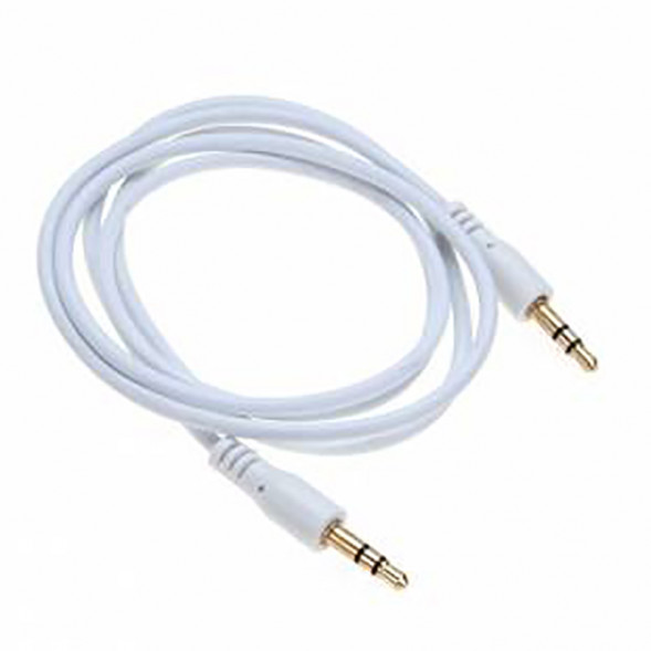 Кабель AUX  FINITY Voice Jack 3,5mm - Jack 3,5mm 1.0м (белый)