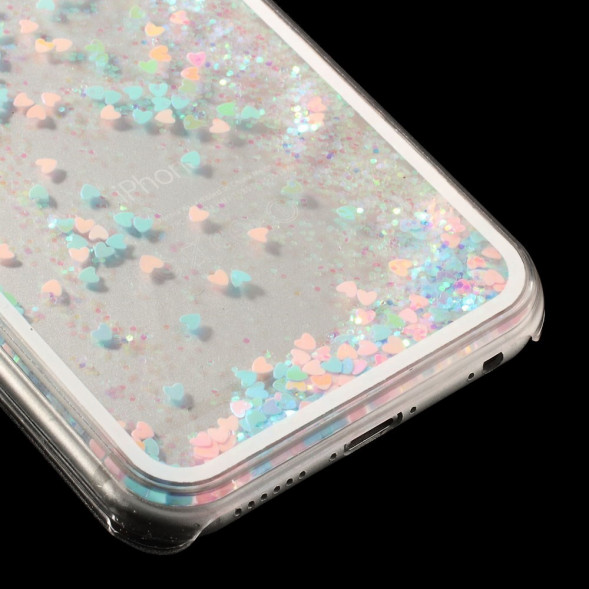 Пластиковый чехол с блесками для iPhone 6 / 6s (разноцветный)