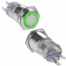 Кнопка антивандал. LAS2GQF-11ZE/G/N on-on