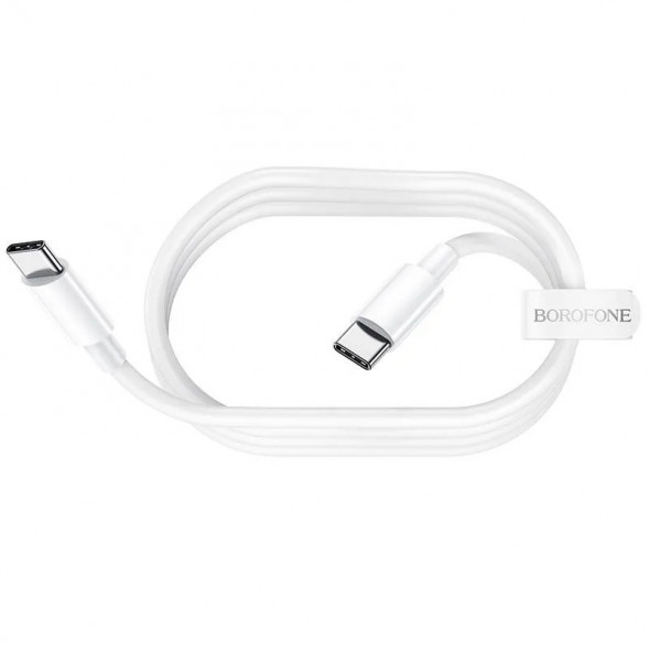 Кабель USB Type-C - USB Type-C Borofone BX44 5A 20V (белый)