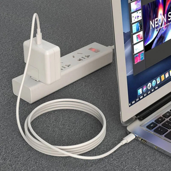 Кабель USB Type-C - USB Type-C Borofone BX44 5A 20V (белый)