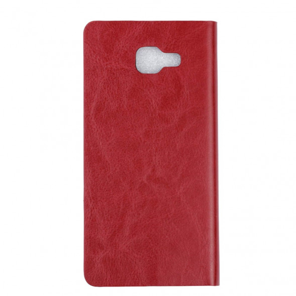 Чехол книжкой с визитницей Crazy Horse для Samsung Galaxy A7 (2016) (SM-A710F) (Красный)