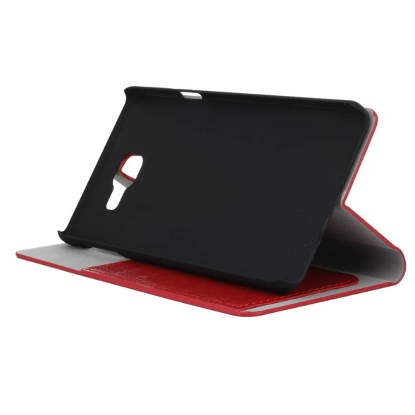 Чехол книжкой с визитницей Crazy Horse для Samsung Galaxy A7 (2016) (SM-A710F) (Красный)