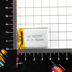 35X25X4mm 3.7V 500mAh Литий-полимерный аккумулятор
