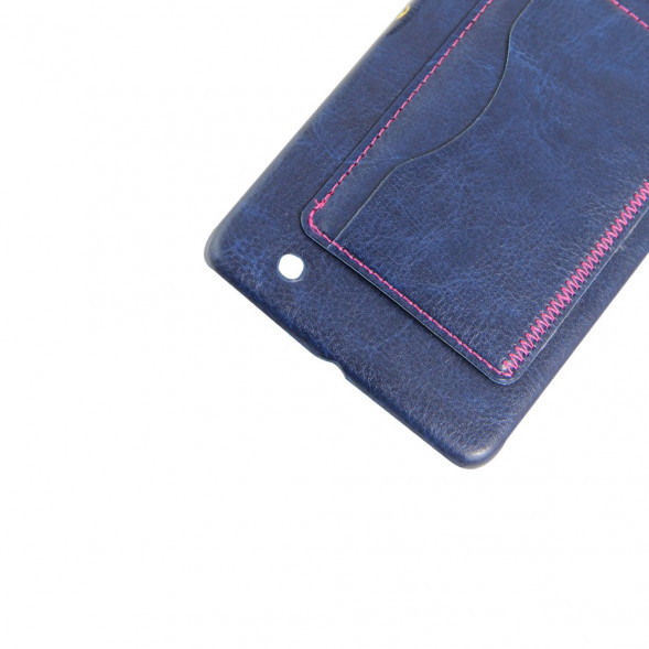 Чехол с подставкой для Microsoft Lumia 850 (Синий)