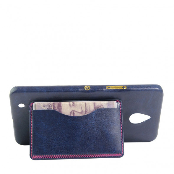 Чехол с подставкой для Microsoft Lumia 850 (Синий)