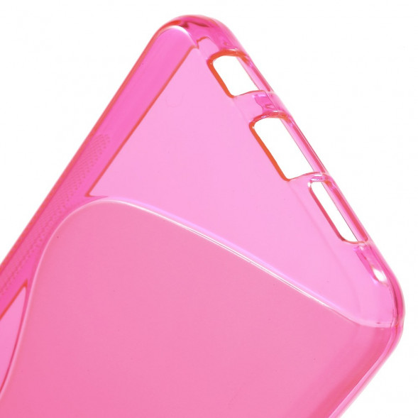 Антискользящий чехол накладка для Samsung Galaxy A3 (2016) SM-A310 (Малиновый)