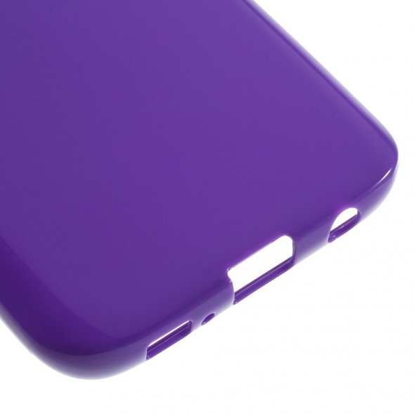 TPU Мягкий чехол накладка для Samsung Galaxy S7 (SM-G930) (Фиолетовый)