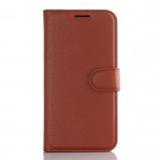 Чехол книжка с визитницей для Samsung Galaxy S7 Edge G935 (Коричневый)