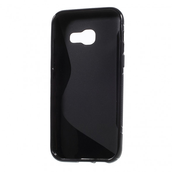 Антискользящий чехол для Samsung Galaxy A3 (2017) A320 (черный)