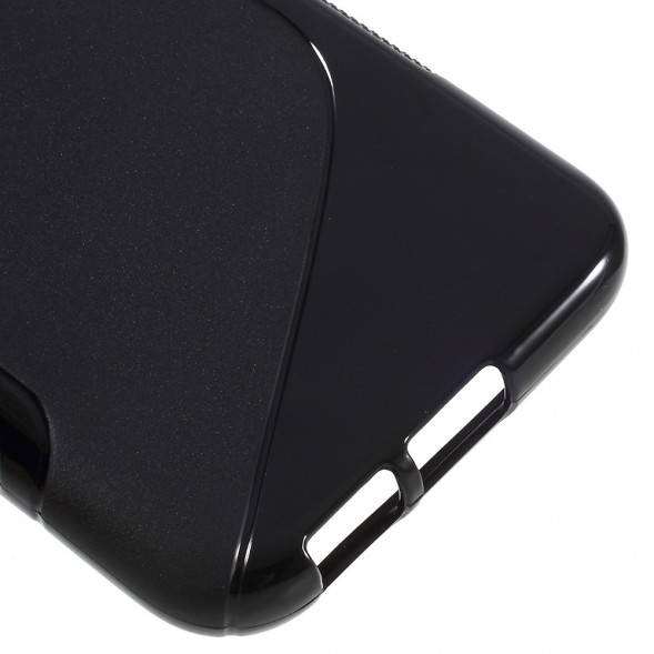 Антискользящий чехол для Samsung Galaxy A3 (2017) A320 (черный)