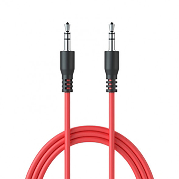 Кабель AUX  FINITY Voice Jack 3,5mm - Jack 3,5mm 1.0м (красный)