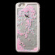 Пластиковый чехол с блесками для iPhone 6 / 6s (розовый)