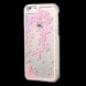 Пластиковый чехол с блесками для iPhone 6 / 6s (розовый)