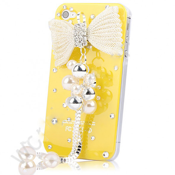 Чехол для iPhone 4, 4s Handmade Diamond (желтый)
