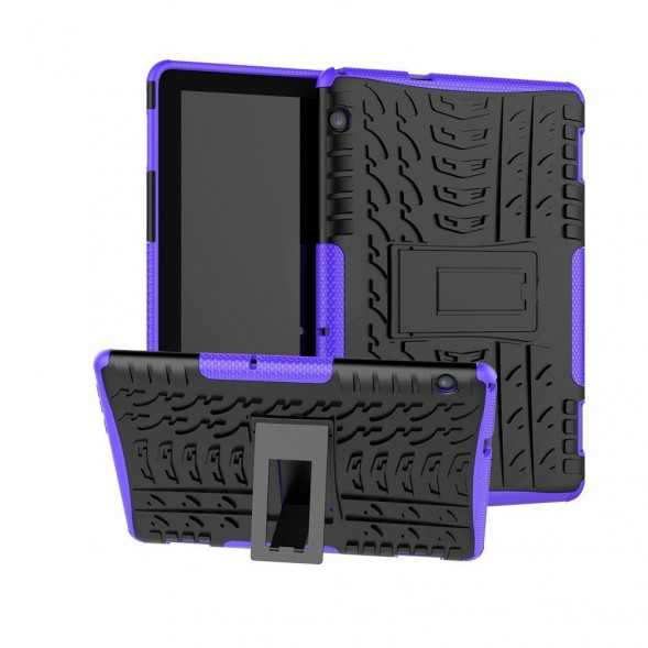 Чехол Hybrid Armor для Huawei MediaPad T5 10 (черный + фиолетовый)