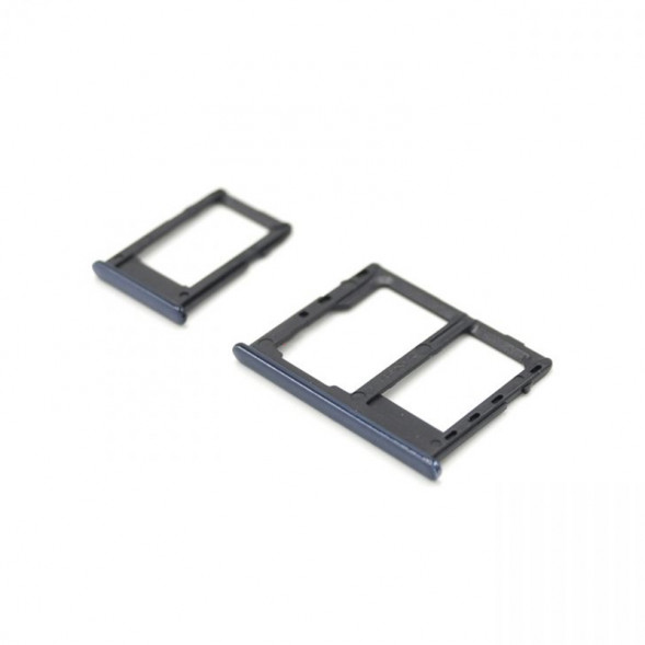 Контейнер SIM MicroSD лоток для Samsung J415 J4+, J610 J6+ (Черный)