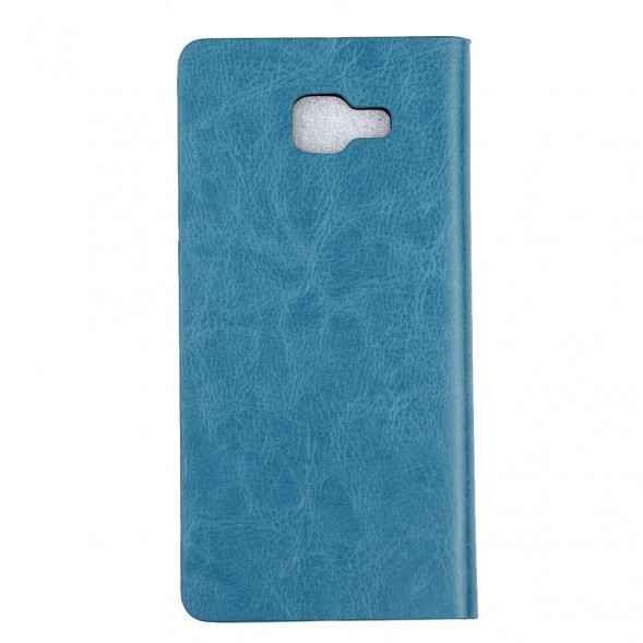 Чехол книжкой с визитницей Crazy Horse для Samsung Galaxy A7 (2016) (SM-A710F) (Голубой)
