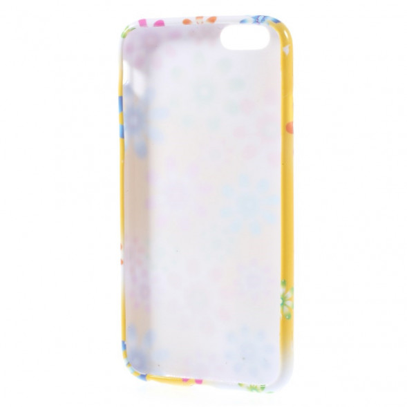 TPU Чехол накладка с рисунком для iPhone 6, 6S (Ромашки)