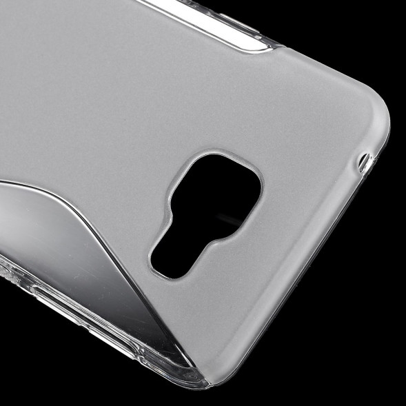 Антискользящий чехол накладка для Samsung Galaxy A3 (2016) SM-A310 (Прозрачный)