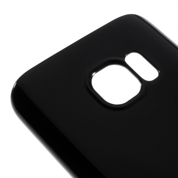 TPU Мягкий чехол накладка для Samsung Galaxy S7 (SM-G930) (Черный)