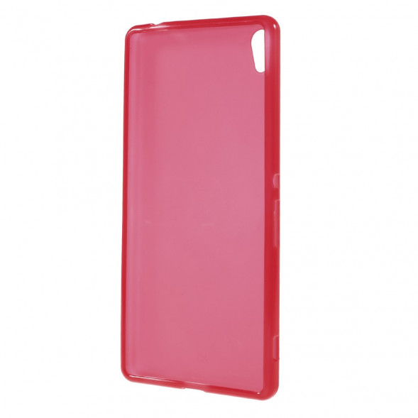 TPU Чехол накладка Sony Xperia XA Ultra (Красный)