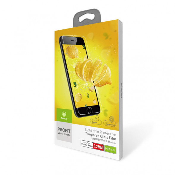 Защитное стекло Baseus для iPhone 7 Plus (0.2мм)