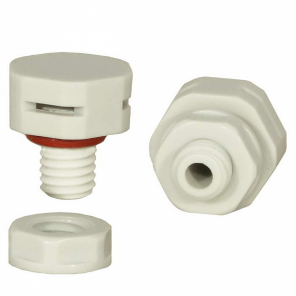 Клапаны выравнивания давления M8X1.25 PA66 WHITE