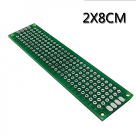 20x80мм Двусторонняя печатная плата