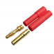 4.0 Red jacket type banana Разъемы для RC моделей (Красный)