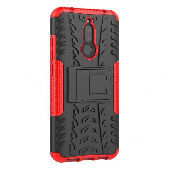 Чехол с подставкой для Xiaomi Redmi 8, Redmi 8A (красный)