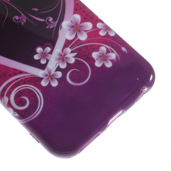 TPU Чехол накладка с рисунком для iPhone 6, 6S (Сердце)